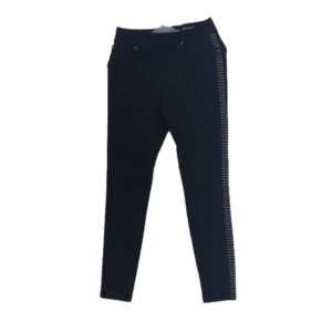 Luxe denim Studded jegging.